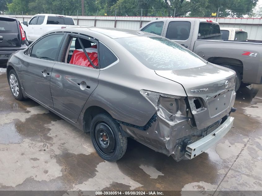 2016 Nissan Sentra Sv VIN: 3N1AB7AP4GL679726 Lot: 39380514