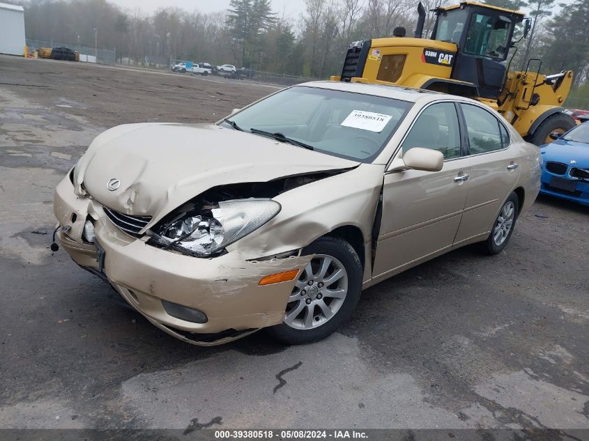 2003 Lexus Es 300 VIN: JTHBF30G130144892 Lot: 39380518