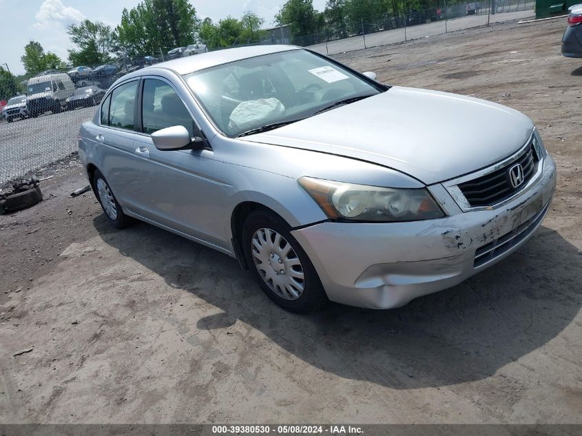 2009 Honda Accord 2.4 Lx VIN: 1HGCP26339A160582 Lot: 39380530