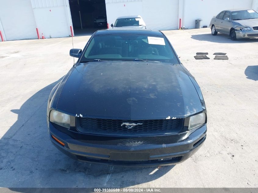 2007 Ford Mustang V6 Deluxe/V6 Premium VIN: 1ZVFT80N675248114 Lot: 39380559