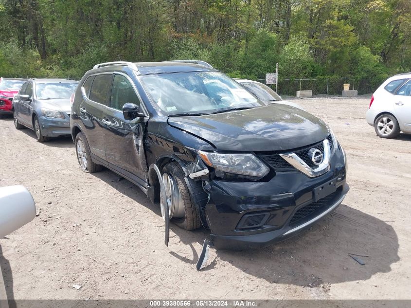 2016 Nissan Rogue Sv VIN: 5N1AT2MV7GC894449 Lot: 39380566