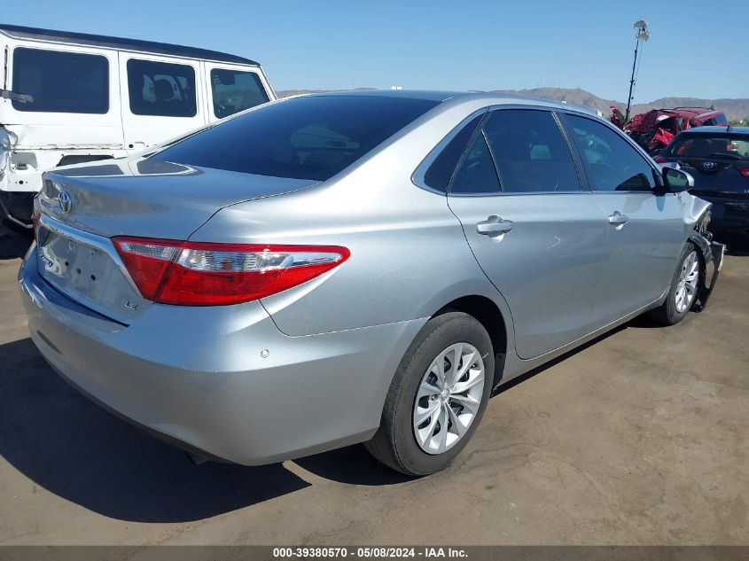 2015 Toyota Camry Le VIN: 4T1BF1FK8FU899824 Lot: 39380570