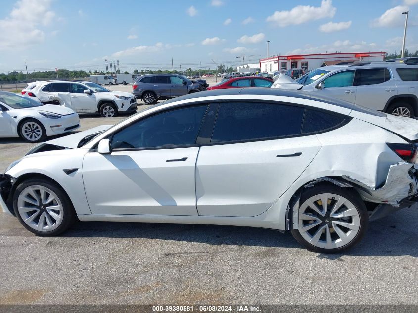 2023 Tesla Model 3 Rear-Wheel Drive VIN: 5YJ3E1EA4PF555051 Lot: 39380581