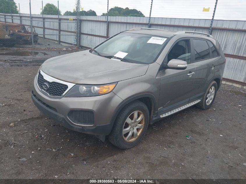 2013 Kia Sorento Lx V6 VIN: 5XYKTDA23DG323627 Lot: 39380583