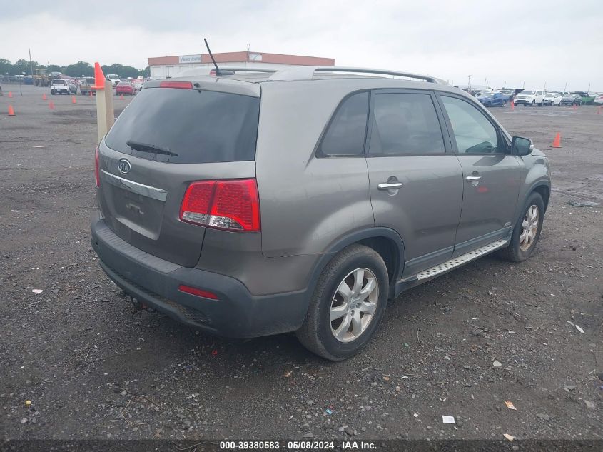 2013 Kia Sorento Lx V6 VIN: 5XYKTDA23DG323627 Lot: 39380583