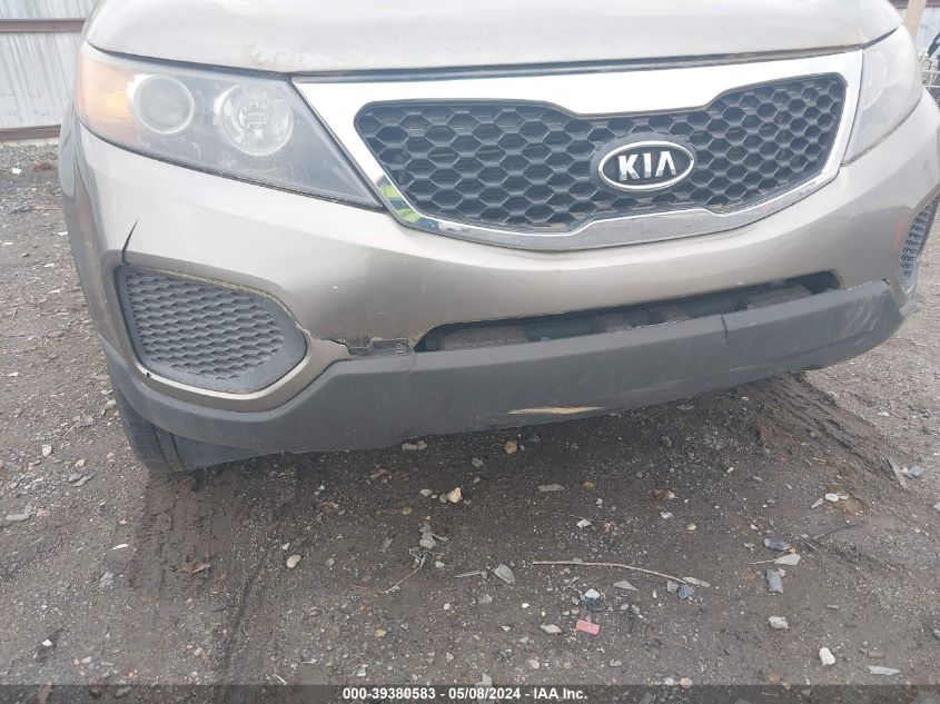 2013 Kia Sorento Lx V6 VIN: 5XYKTDA23DG323627 Lot: 39380583