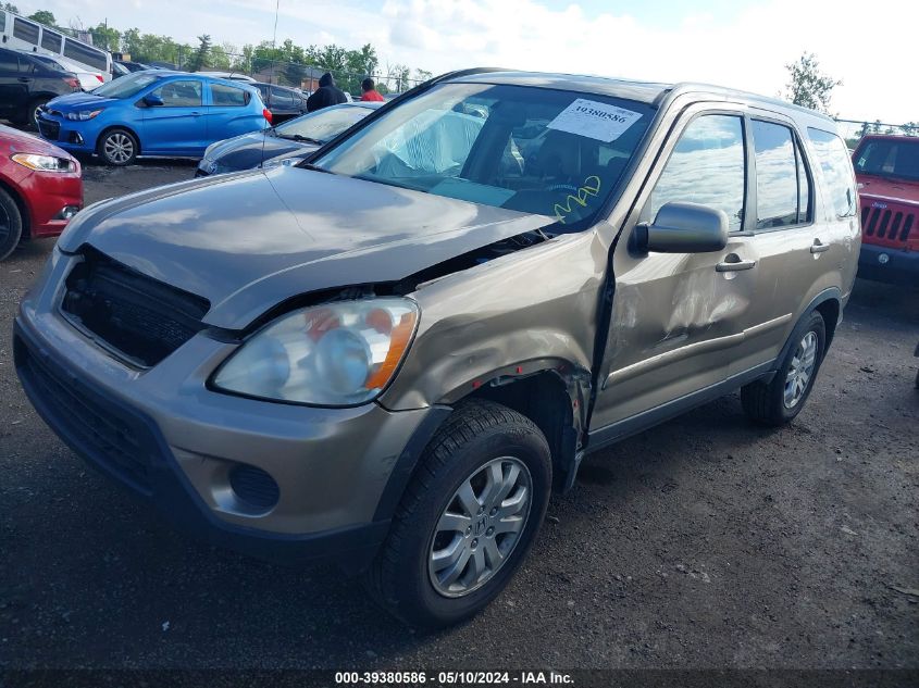 2006 Honda Cr-V Se VIN: JHLRD78946C029020 Lot: 39380586