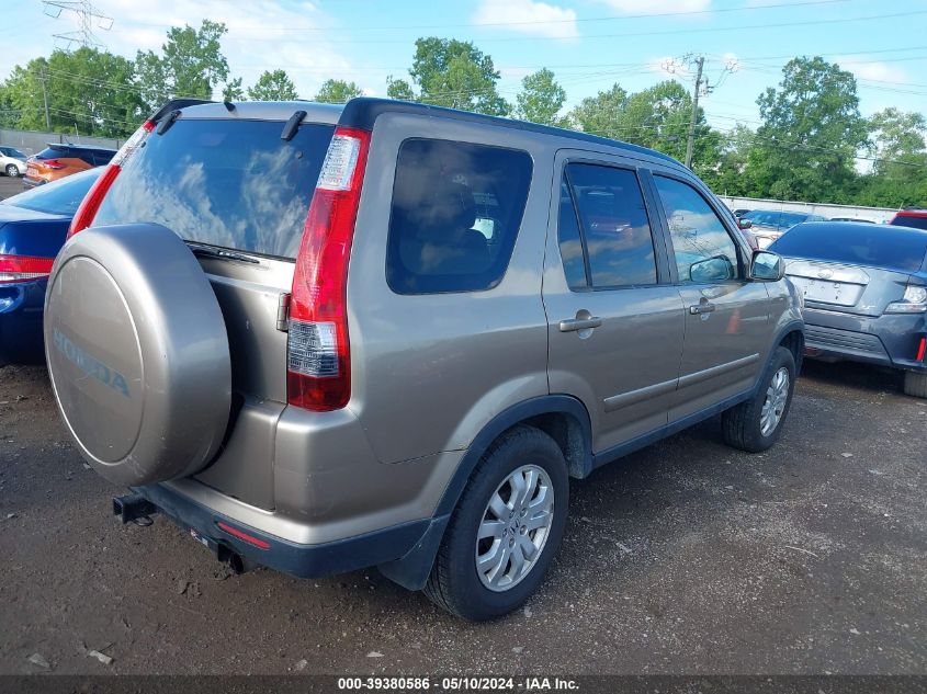 2006 Honda Cr-V Se VIN: JHLRD78946C029020 Lot: 39380586