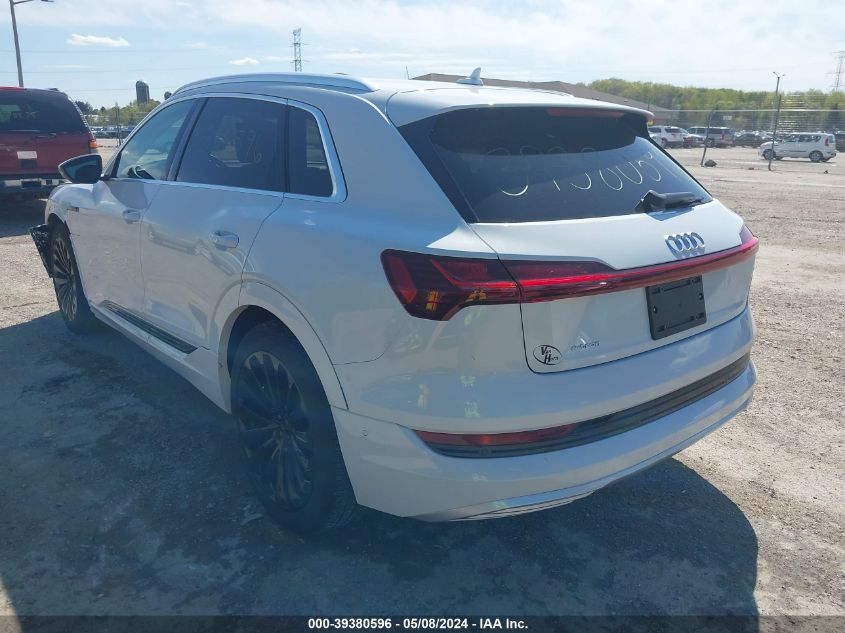 2019 Audi E-Tron Premium Plus VIN: WA1VAAGE2KB010167 Lot: 39380596