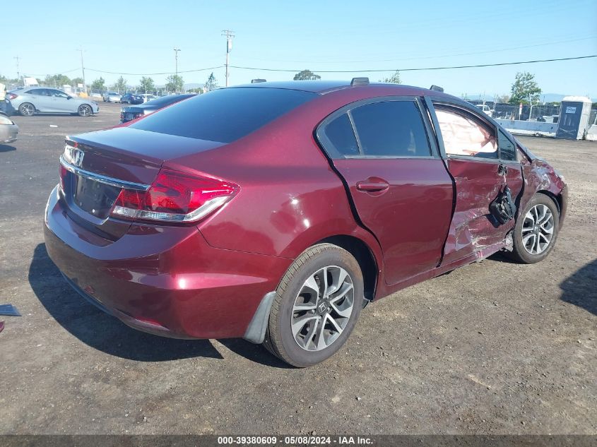 2015 Honda Civic Ex VIN: 19XFB2F86FE089022 Lot: 39380609