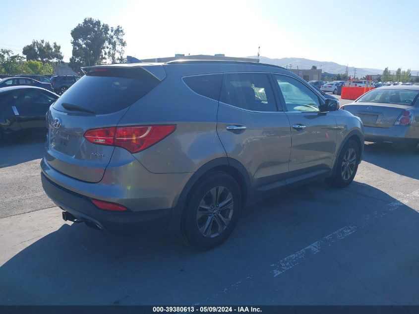 2014 Hyundai Santa Fe Sport 2.4L VIN: 5XYZU3LB7EG213281 Lot: 39380613