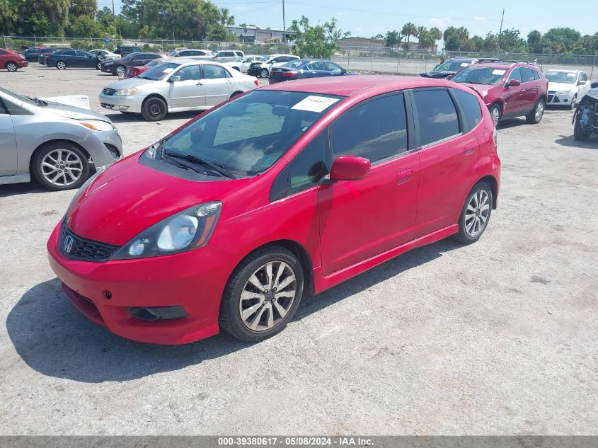 2012 Honda Fit Sport VIN: JHMGE8H58CC030718 Lot: 39380617