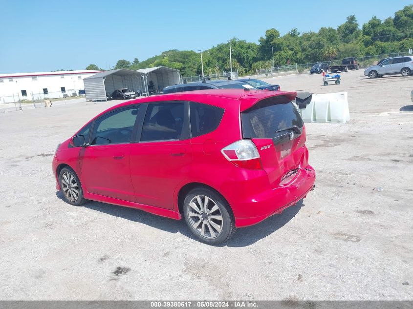 2012 Honda Fit Sport VIN: JHMGE8H58CC030718 Lot: 39380617