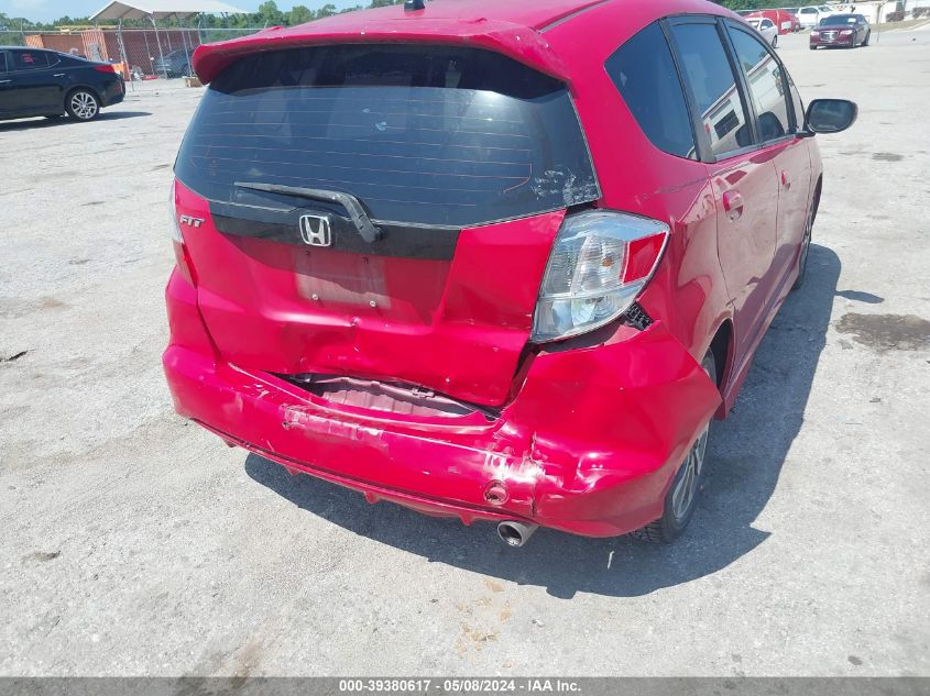 2012 Honda Fit Sport VIN: JHMGE8H58CC030718 Lot: 39380617