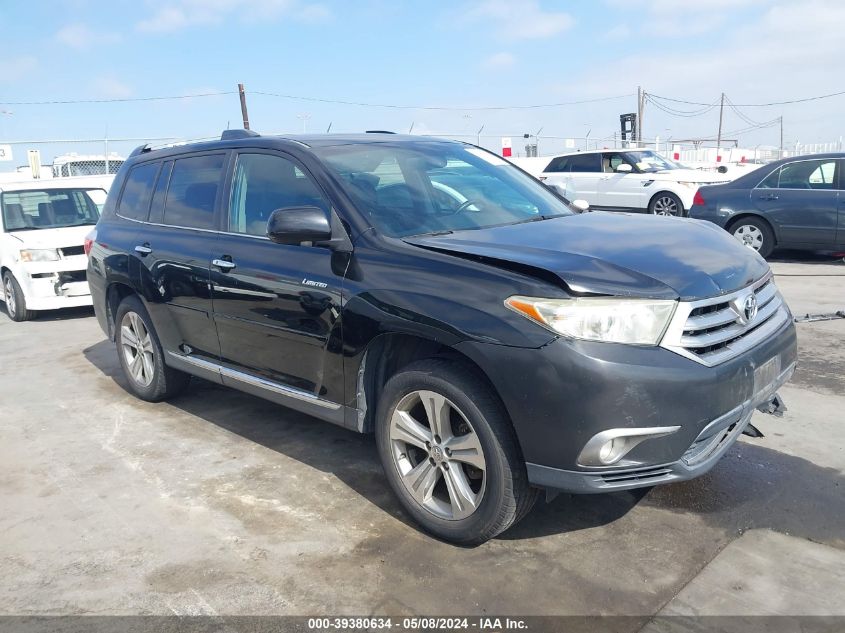 2013 Toyota Highlander Limited V6 VIN: 5TDYK3EH1DS095247 Lot: 39380634