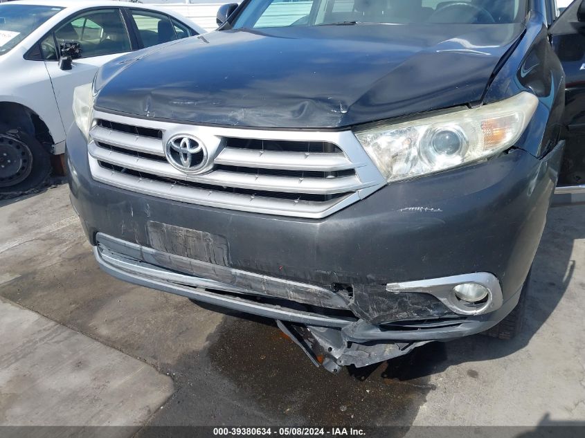 2013 Toyota Highlander Limited V6 VIN: 5TDYK3EH1DS095247 Lot: 39380634