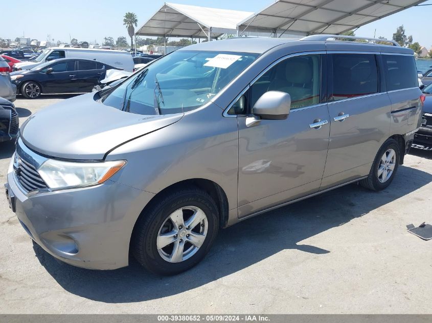 2013 Nissan Quest Sv VIN: JN8AE2KP9D9065821 Lot: 39380652