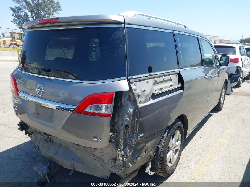 2013 Nissan Quest Sv VIN: JN8AE2KP9D9065821 Lot: 39380652