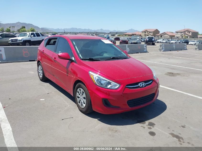 2015 Hyundai Accent Gs VIN: KMHCT5AE3FU233539 Lot: 39380662