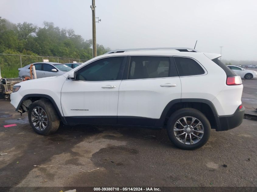 2019 Jeep Cherokee Latitude Plus Fwd VIN: 1C4PJLLBXKD393284 Lot: 39380710