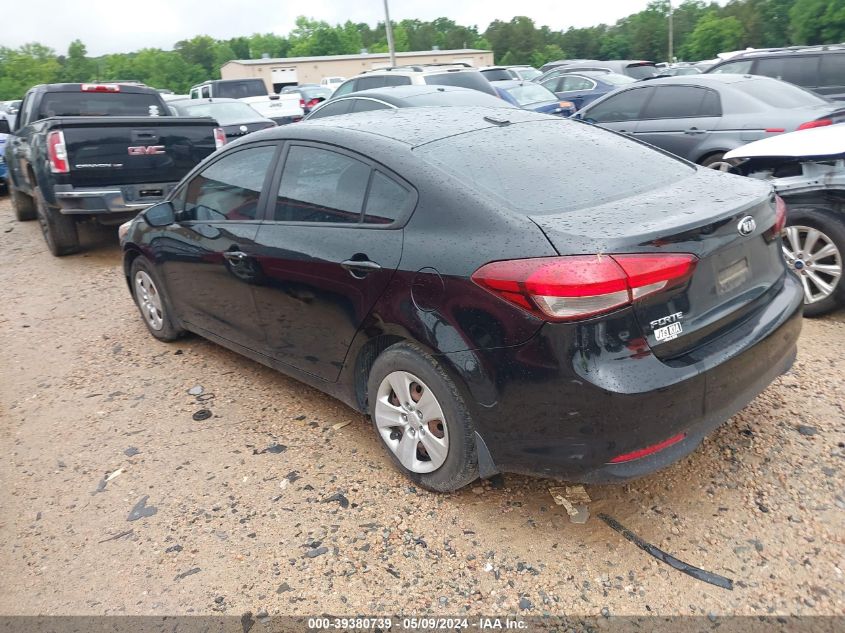 2017 Kia Forte Lx VIN: 3KPFK4A73HE025274 Lot: 39380739