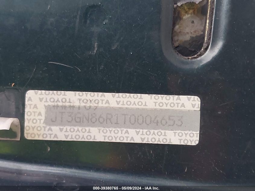 JT3GN86R1T0004653 1996 Toyota 4Runner Sr5