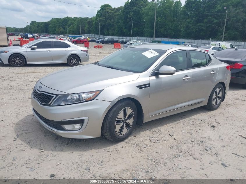 2012 Kia Optima Hybrid Ex VIN: KNAGM4AD4C5012250 Lot: 39380775