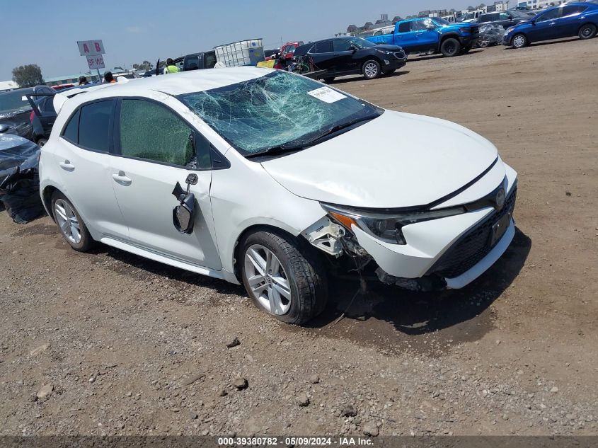 2019 Toyota Corolla Se VIN: JTNK4RBE8K3007172 Lot: 39380782