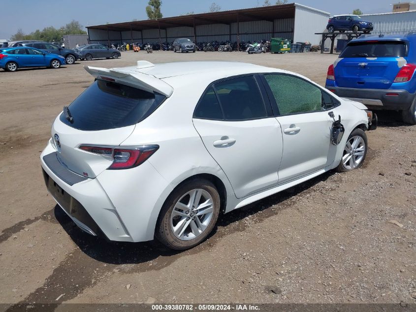 2019 Toyota Corolla Se VIN: JTNK4RBE8K3007172 Lot: 39380782