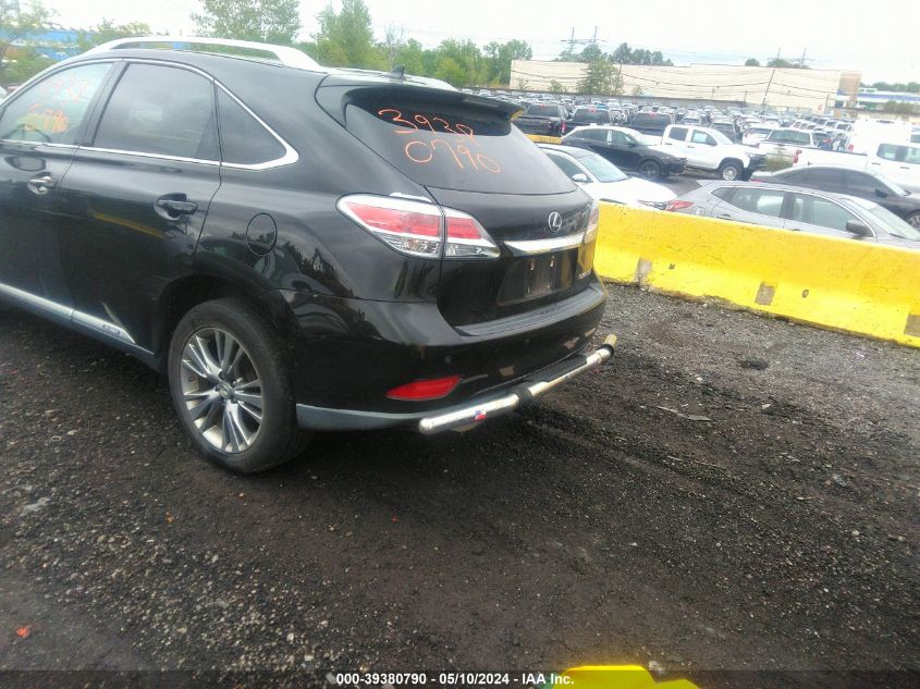 2013 Lexus Rx 450H VIN: JTJBC1BA6D2062411 Lot: 39380790