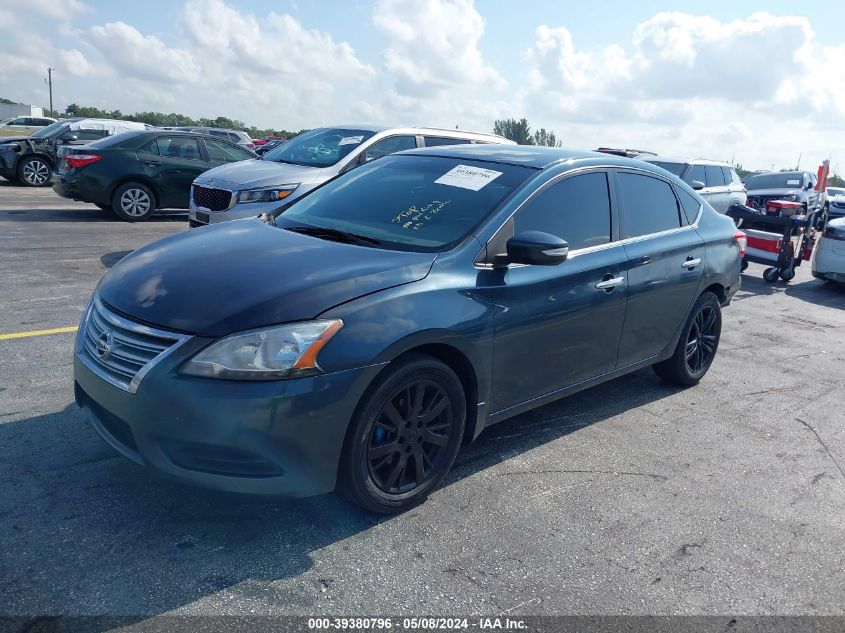 2013 Nissan Sentra Sl VIN: 3N1AB7AP0DL614206 Lot: 39380796