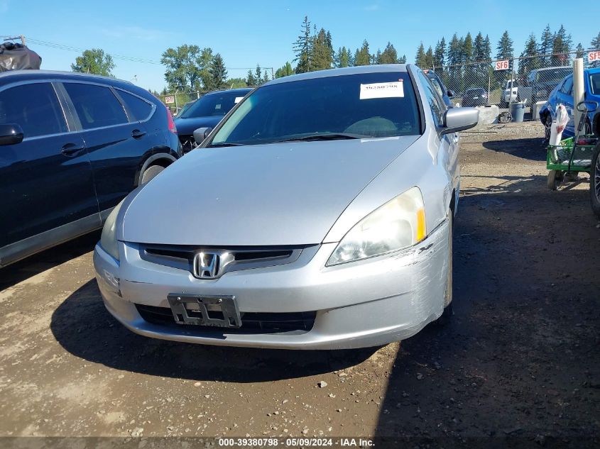 2003 Honda Accord 2.4 Lx VIN: 1HGCM56463A062477 Lot: 39380798