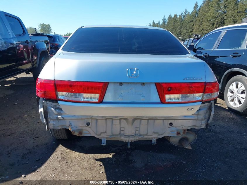 2003 Honda Accord 2.4 Lx VIN: 1HGCM56463A062477 Lot: 39380798