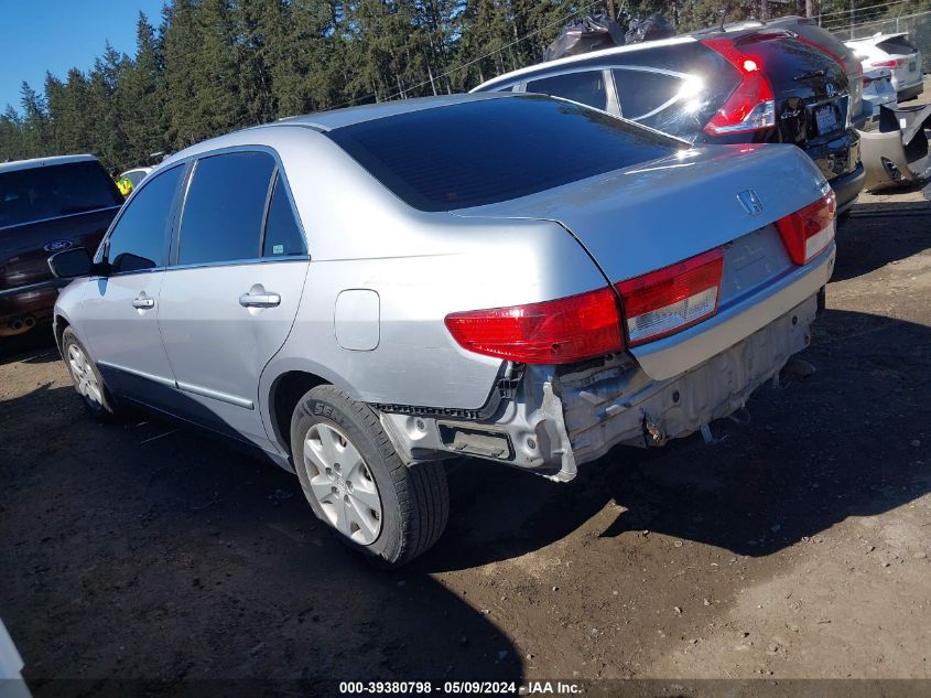 2003 Honda Accord 2.4 Lx VIN: 1HGCM56463A062477 Lot: 39380798