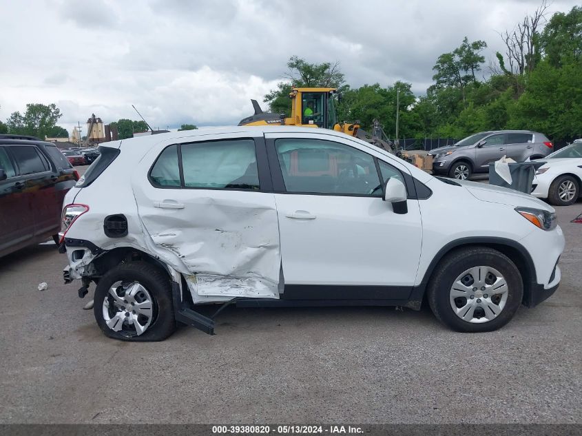 2017 Chevrolet Trax Ls VIN: KL7CJKSB8HB147510 Lot: 39380820