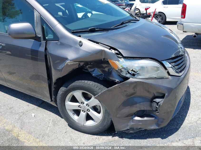 5TDKK3DC2CS202140 2012 Toyota Sienna Le V6 8 Passenger