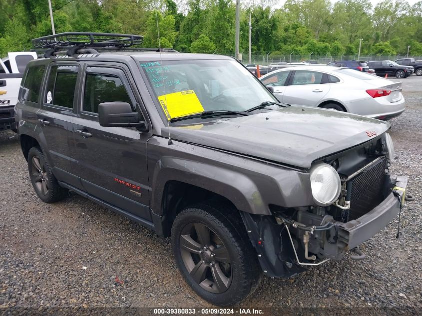 2017 Jeep Patriot 75Th Anniversary Edition 4X4 VIN: 1C4NJRBB7HD168843 Lot: 39380833