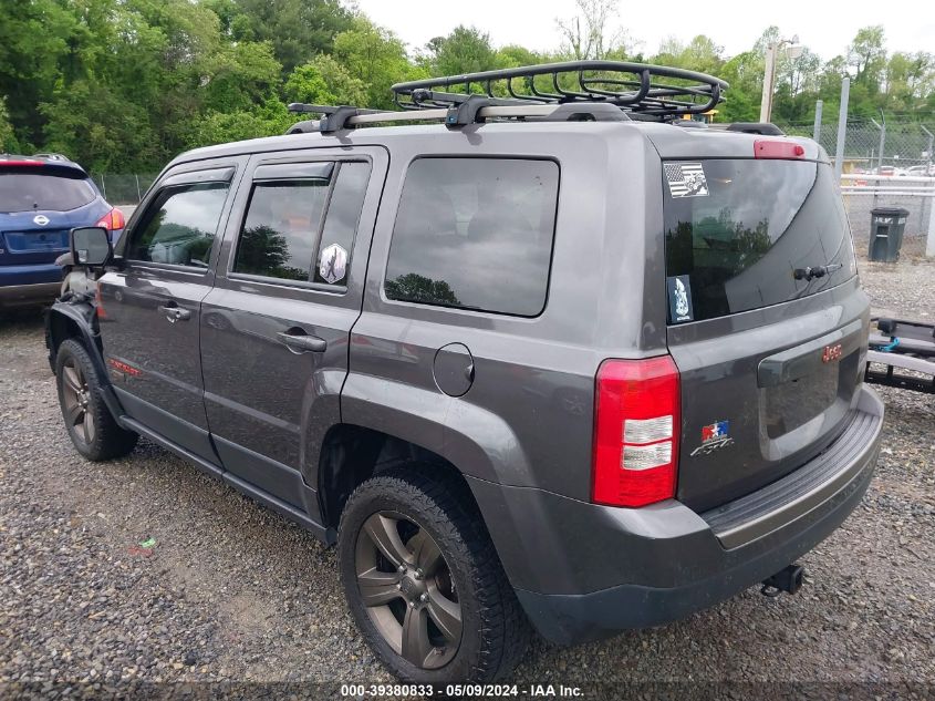 2017 Jeep Patriot 75Th Anniversary Edition 4X4 VIN: 1C4NJRBB7HD168843 Lot: 39380833