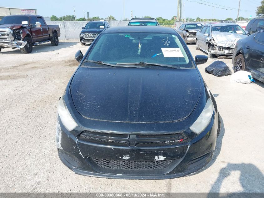 2013 Dodge Dart Sxt VIN: 1C3CDFBAXDD266493 Lot: 39380868