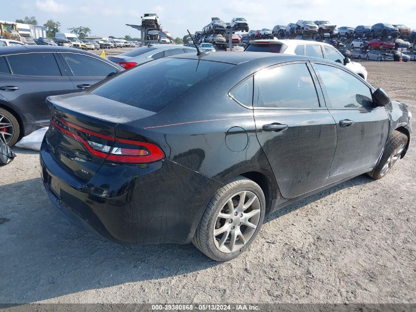 2013 Dodge Dart Sxt VIN: 1C3CDFBAXDD266493 Lot: 39380868