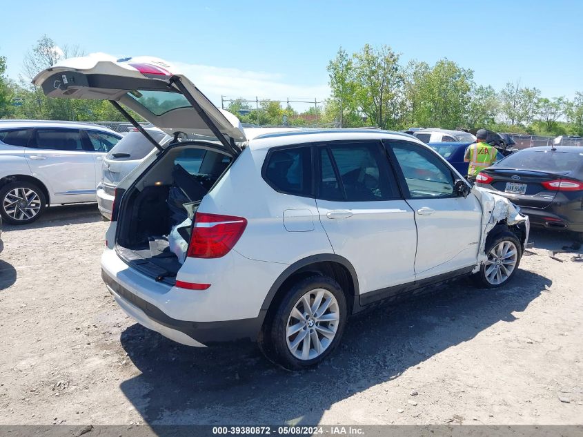 2017 BMW X3 xDrive28I VIN: 5UXWX9C58H0T09680 Lot: 39380872