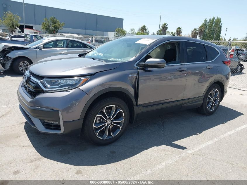 2021 Honda Cr-V Hybrid Ex VIN: 7FART6H50ME007107 Lot: 39380887