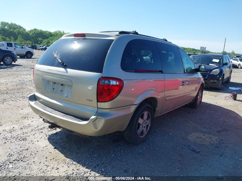 2005 Dodge Grand Caravan Sxt VIN: 2D8GP44L35R207843 Lot: 39380890