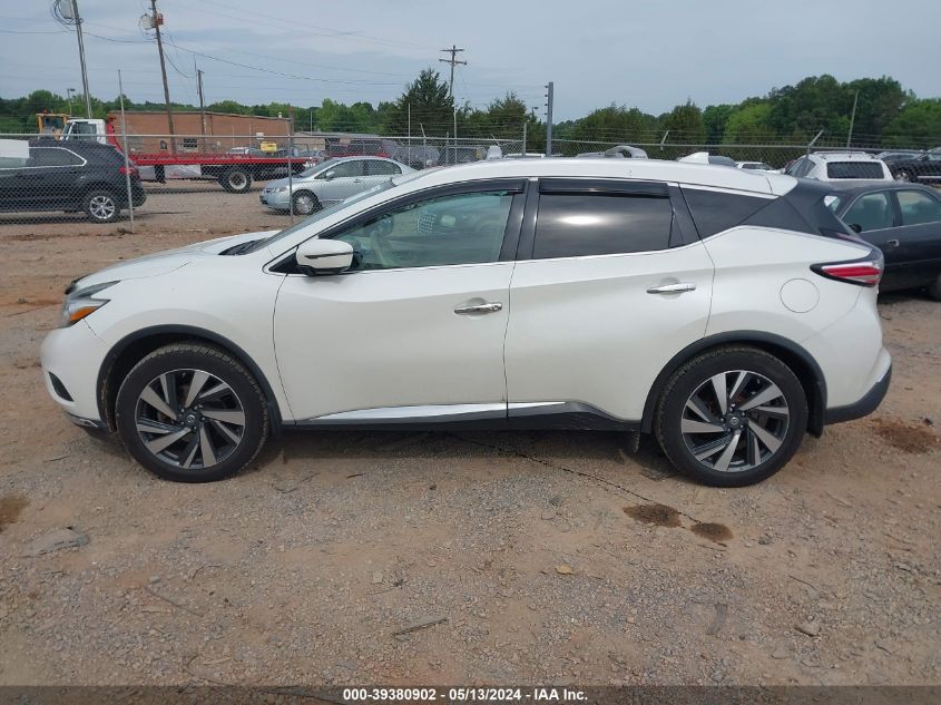 2016 Nissan Murano Platinum VIN: 5N1AZ2MH0GN169353 Lot: 39380902