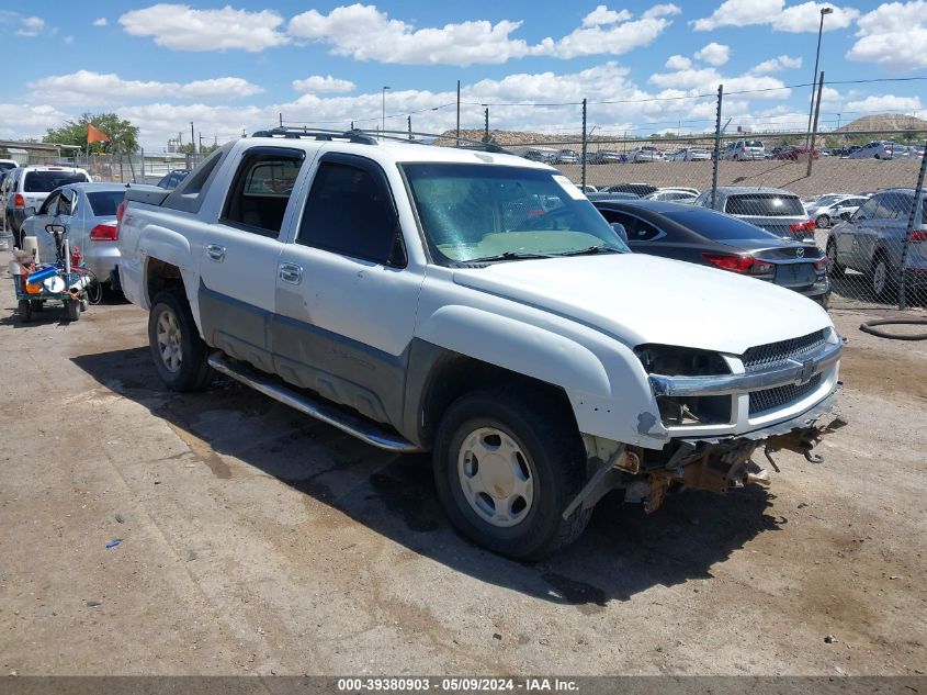 2002 Chevrolet Avalanche 1500 VIN: 3GNEC13T82G352953 Lot: 39380903