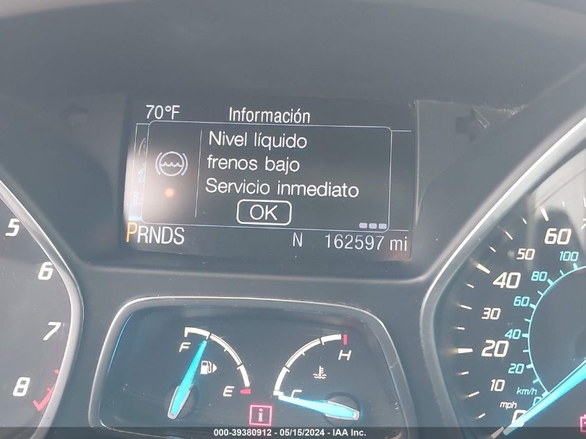 2013 Ford Escape Se VIN: 1FMCU9GX2DUA89945 Lot: 39380912