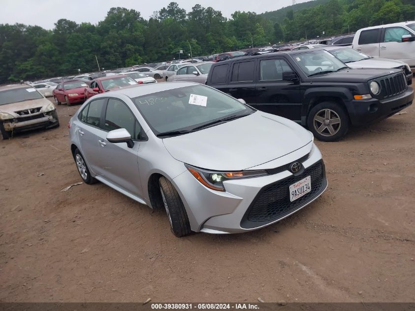 2022 Toyota Corolla Le VIN: JTDEPMAE2N3017990 Lot: 39380931