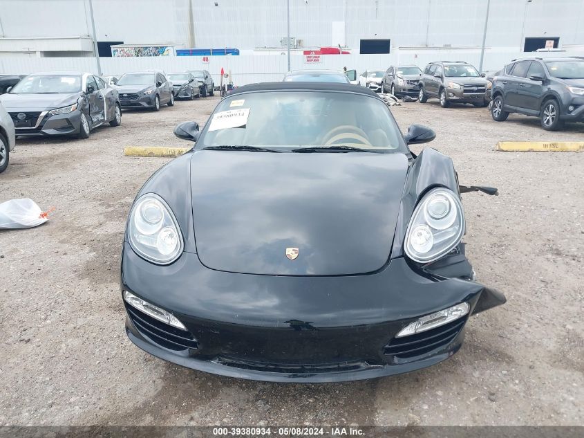 2011 Porsche Boxster VIN: WP0CA2A86BS710098 Lot: 39380934