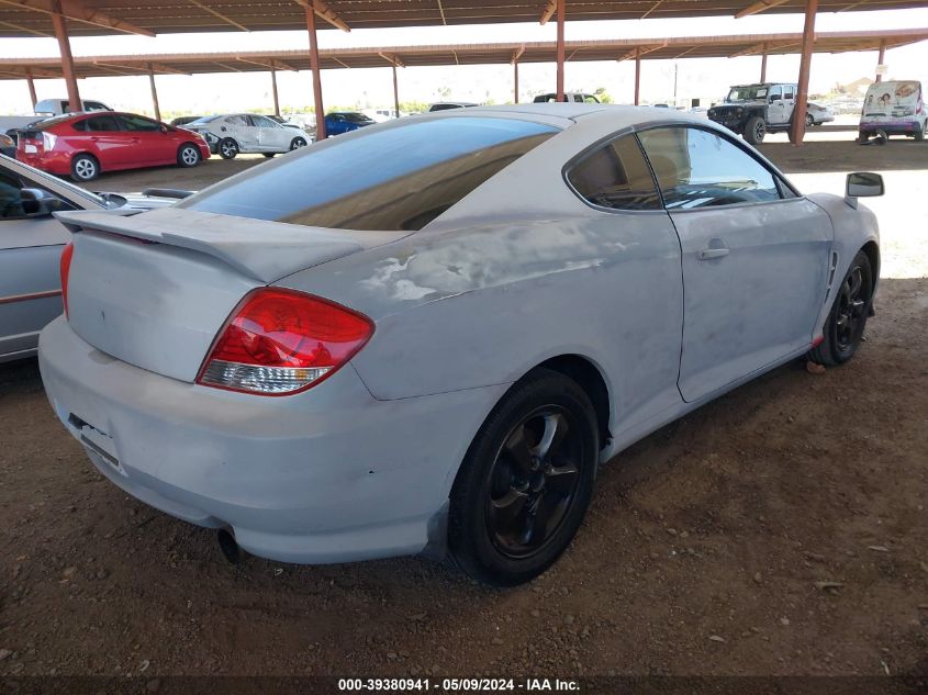 2006 Hyundai Tiburon Gs VIN: KMHHM65D16U191933 Lot: 39380941