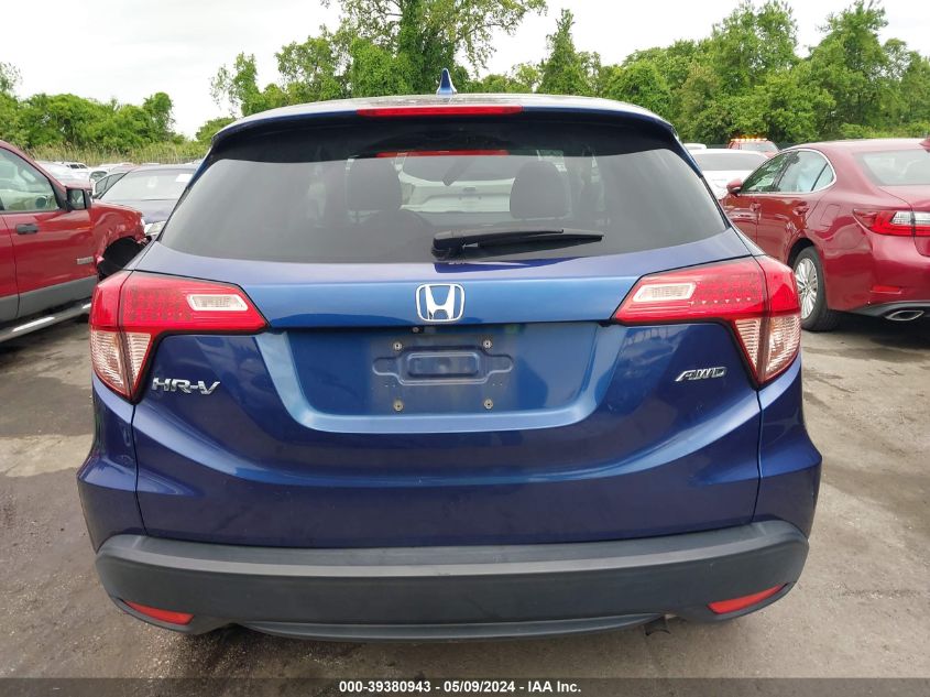 2016 Honda Hr-V Ex VIN: 3CZRU6H51GM769297 Lot: 39380943